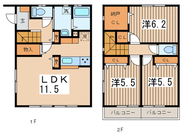 アレグリアの物件間取画像